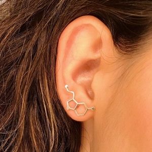 Serotonin Molecule Science Atom Gold Climber Biology Neuroscience Dainty